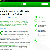 Relatrio M&A: a anlise da atividade em Portugal
